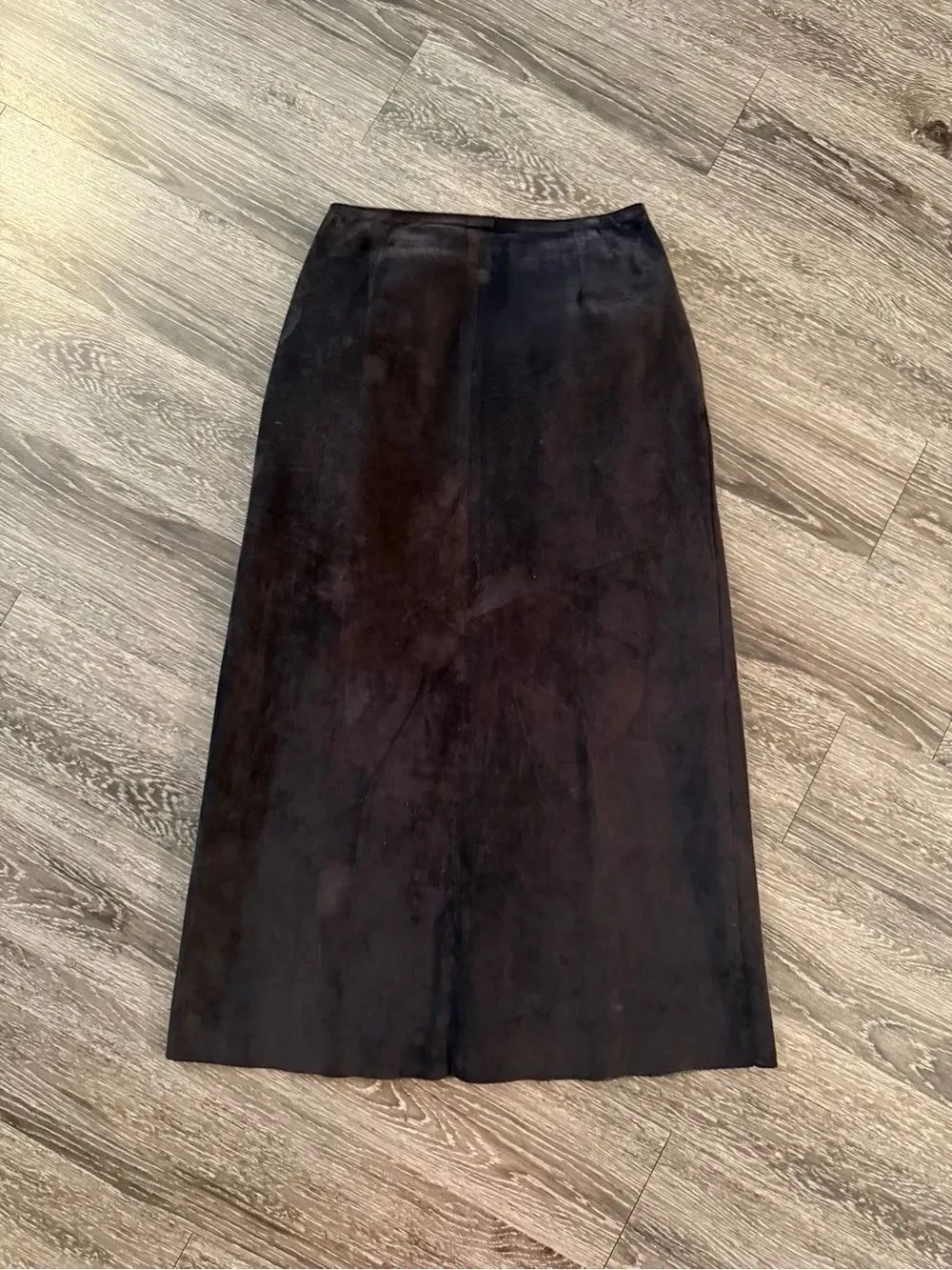 Peruvian Connection Leather Skirt